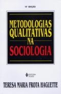 Metodologias qualitativas na sociologia